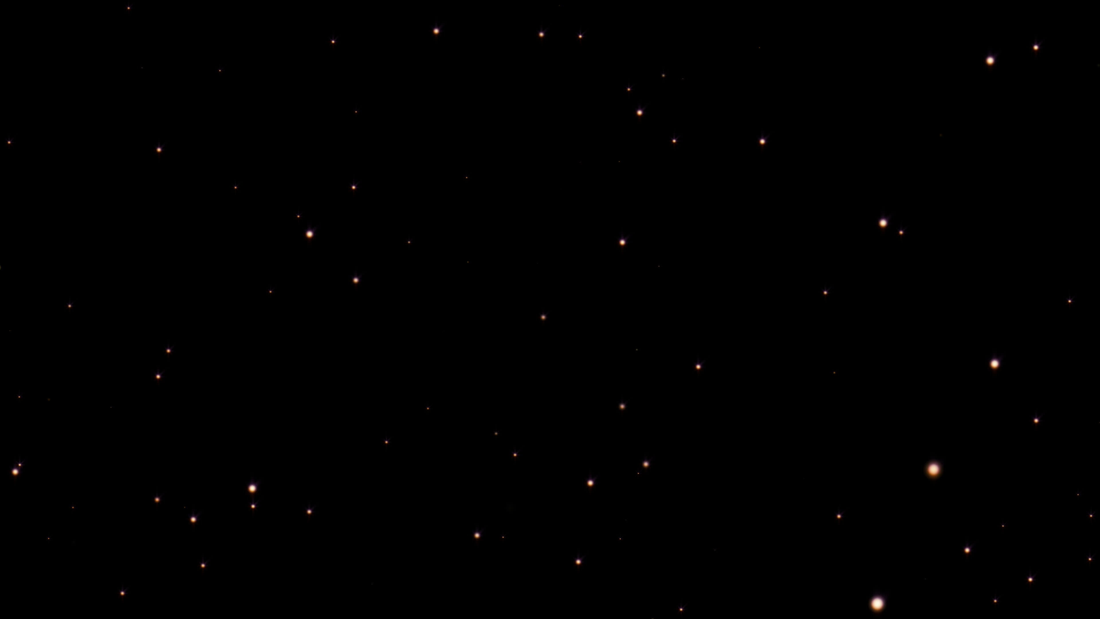 Glowing flicker particles stars animation on black background 11732807