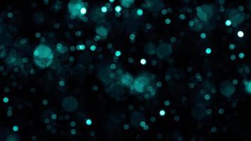 abstract vallend blauw wazig bokeh Aan zwart achtergrond video