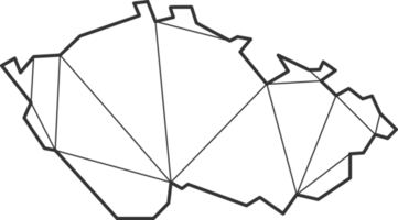 Mosaic triangles map style of Czech. png