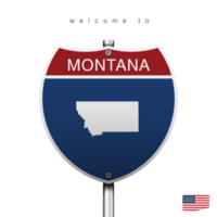 Sign Road America Style with state of American png