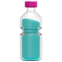 beber agua 3d render icono ilustración png