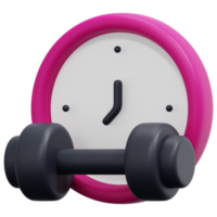 exercise 3d render icon illustration png