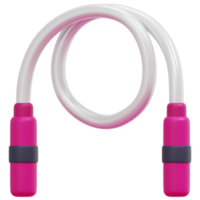 jumping rope 3d render icon illustration png