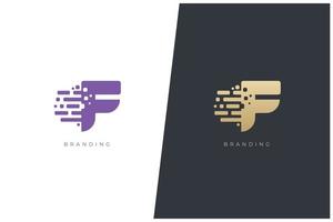 F Letter Logo Vector Concept Icon Trademark. Universal F Logotype Brand