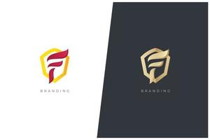 f letra logo vector concepto icono marca registrada. logotipo universal f marca