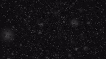 4K Slow Snow Falling video