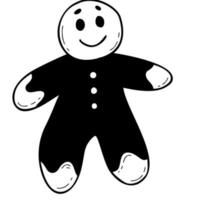 Christmas cookies. Cookie. gingerbread man vector