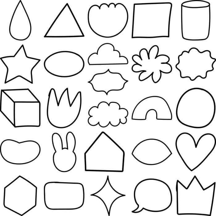 Outline Shapes Vector Art, Icons, and Graphics for Free Download
