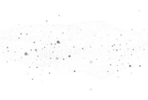 Cloud of confetti, light silver glitter round vector