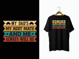 FATHER T-SHIRT DESIGN vector