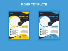 Corporate business brochure template vector