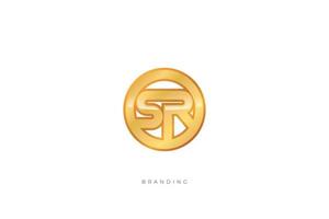 S Letter SR Combination Monogram Logo vector