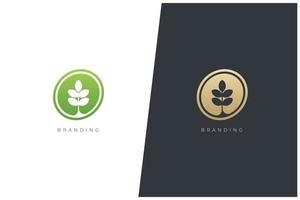 Wellness, Nature And Health Vector Logo Concept Design