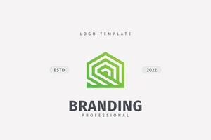 Home Vector Logo Concept Real Estate Renovation Modern Structure Architecture