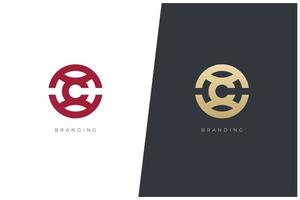 C Letter Logo Vector Concept Icon Trademark. Universal C Logotype Brand