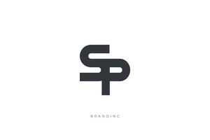 S Letter SP Combination Monogram Logo vector