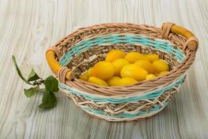 Yellow cherry tomatoes photo