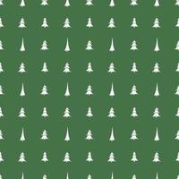 Seamless christmas tree pattern. christmas tree ornament. Doodle illustration with christmas tree vector
