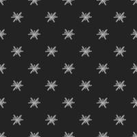 Seamless snowflakes pattern. Snowflakes background. Doodle illustration with snowflakes vector