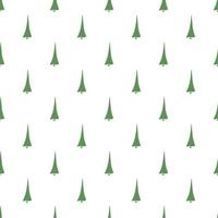 Seamless christmas tree pattern. christmas tree ornament. Doodle illustration with christmas tree vector