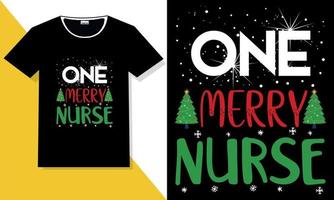 Christmas typography t shirt design vector