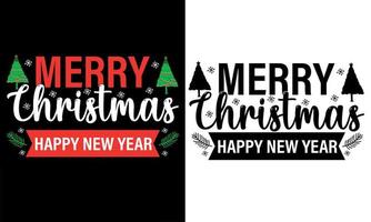 Christmas typography t shirt design vector