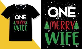 Christmas typography t shirt design vector