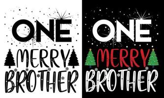 Christmas typography t shirt design vector