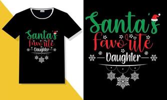 Christmas typography t shirt design vector