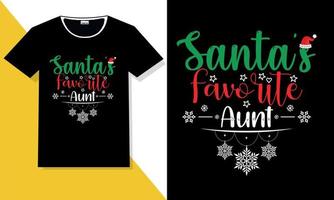 Christmas typography t shirt design vector