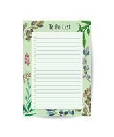Trendy minimalist planner in pastel colors. For menu, to-do list. Template in textured hand-drawn style in pastel colors vector
