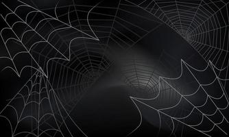 Spider web background for halloween vector