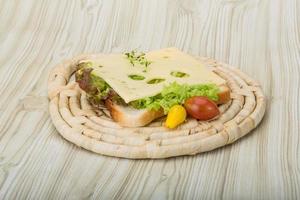 Sandwich with cheese photo