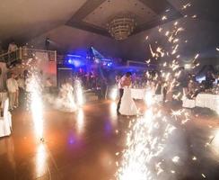 Beautiful wedding dance photo