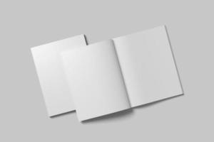 Us Letter Magazine Mockup Blank photo