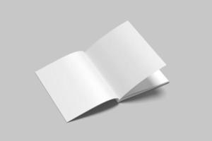 Us Letter Magazine Mockup Blank photo