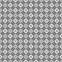 Black and white seamless pattern texture. Greyscale ornamental graphic design. vector