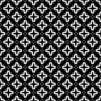 Black and white seamless pattern texture. Greyscale ornamental graphic design. vector