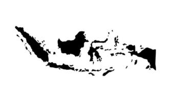 mapa de indonesia para aplicación, sitio web, pictograma, infografía o elemento de diseño gráfico. ilustración vectorial vector