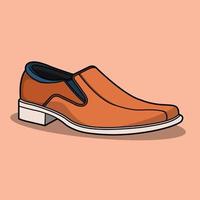 ilustración de zapatos de vestir vector