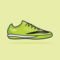 ilustración de zapatos de fútbol sala vector