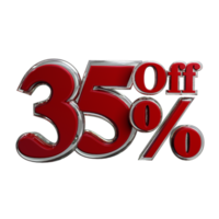 Special offer 35 percent off png