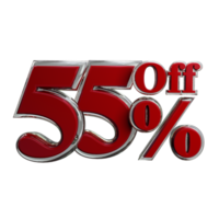 Special offer 55 percent off png