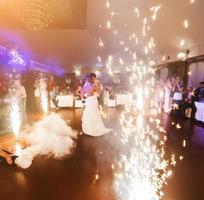 Beautiful wedding dance photo