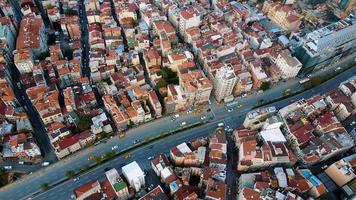 paisaje urbano estambul, turquía. foto a vista de pájaro