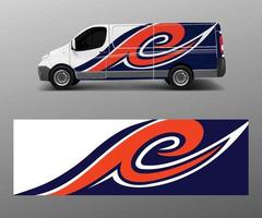 Car decal van designs . Wrap designs template vector. vector