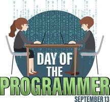 Programmers' Day Banner Design vector