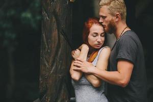 guy hugging his girlfriend photo