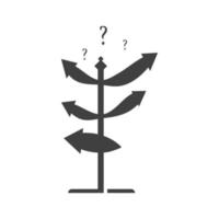 icono de ilustración de vector de flecha