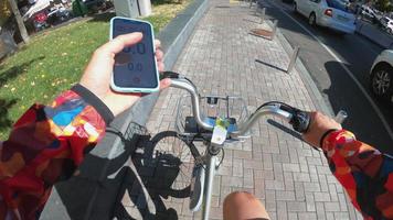 A view from the first person to the steering wheel, hands and road. photo